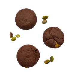 Cookies de cacao rellenas de pistacho - 1 kg